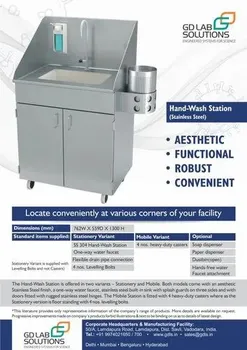 Stainless Steel Hand Wash Station