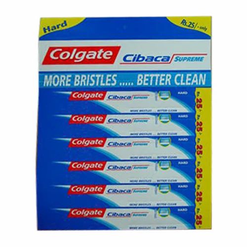 Multicolor Blister Backup Card, For Tooth Brush