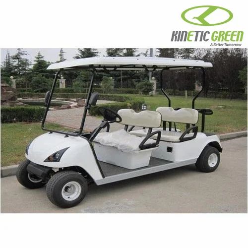White 4 Seater Golf Cart