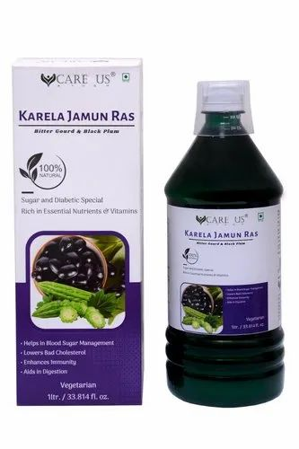 Care us Karela Jamun Ras, Packaging Type: Bottle, Packaging Size: 1 Liter