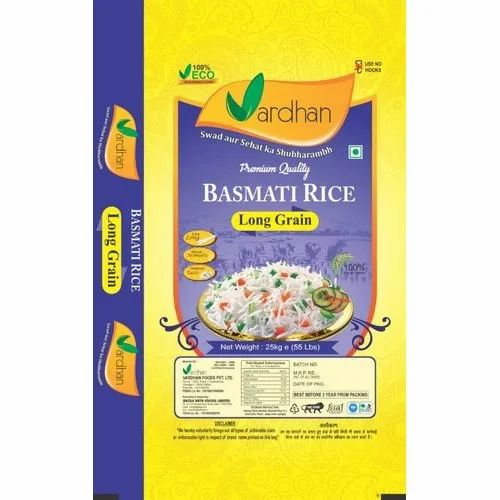 White Long-Grain Rice Long Grain Basmati Rice, Packaging Size: 25kg, Punjab