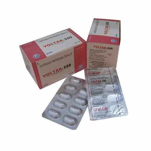 Levofloxacin Hemihydrate Tablets IP, Packaging Size: 10x10 Tablets