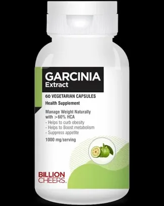 BillionCheers Garcinia For Weight Loss (60 Veg Caps) By Cora Health