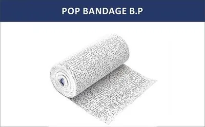 GINOMEE White POP Bandage B.P, Hospital and Clinical