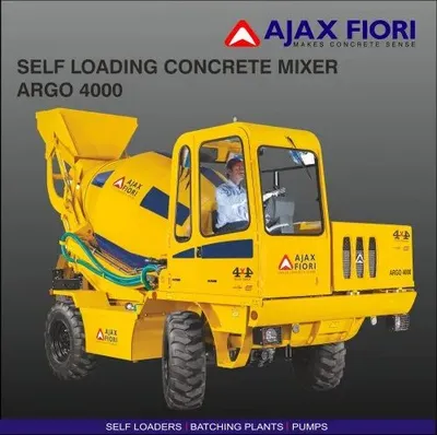 Ajax Fiori Concrete Mixer Rental Service, Capacity: 4 cubic meter, Minimum Rental Duration: 1 month