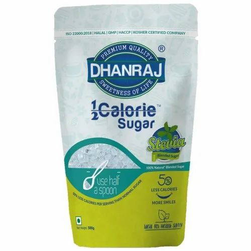 Dhanraj Calorie Sugar, Packaging Type: Plastic Packet, Packaging Size: 500 G
