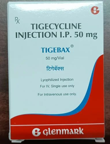 Glenmark Tigebax 50mg Injection, Per Vial, Non prescription