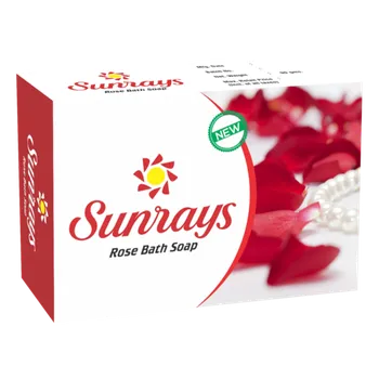 Sunrays Rose Leban Soap 75g, Pack Size: 125g, 75g, for Personal