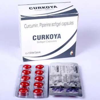 Curcumin, Piperine Softgel Capsules, Packaging Type: Blister, Grade Standard: Medicine Grade