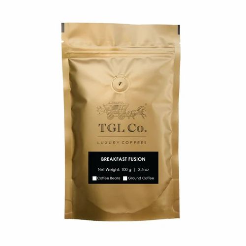 TGL Breakfast Fusion A Blend of Arabica and Robusta Coffee French Press Coffee Coarse Grind 100 Gram