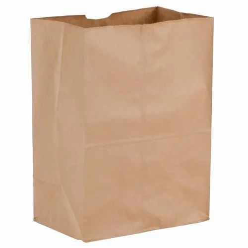 Brown SOS Paper Pouch, For Grocery, Capacity: 2kg