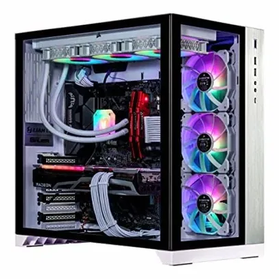 Lux Lyte Custom Built Gaming Desktop PC AMD Ryzen 95900X 12Core Radeon RX 6600 XT 64GB RAM 2TB PCIe SSD 2TB HDD 35 WiFi USB 32 HDMI Blueto