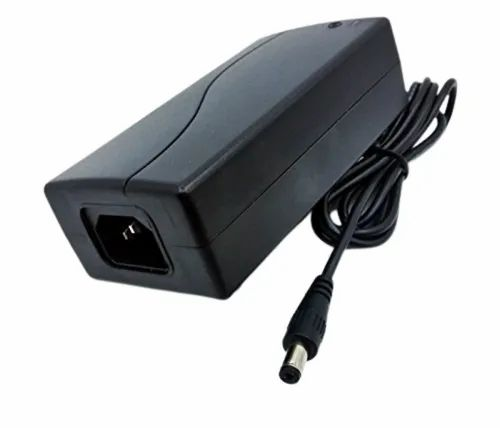 Black Plastic DC Power Adapter, For Charging