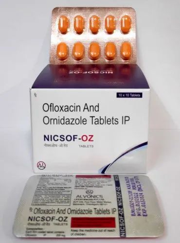 Ofloxacin And Ornidazole Tablets Ip