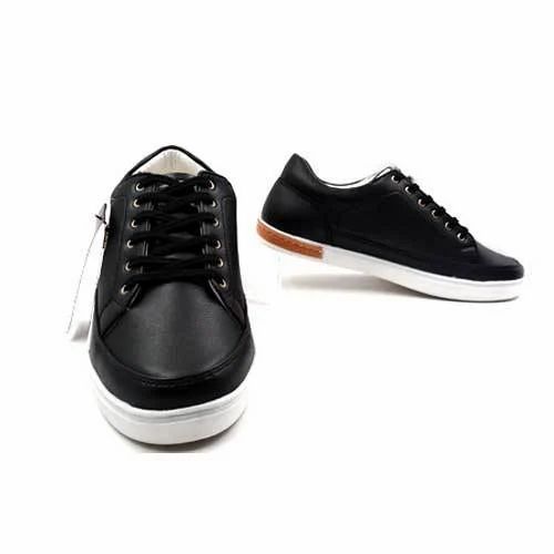 Casual Men Black Sneaker, Size: 6-11