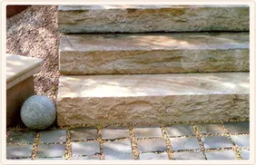 Grey Solid Steps Stone