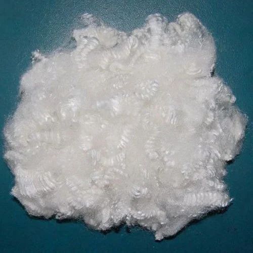 White Semi Virgin Recycled HCNS Fiber