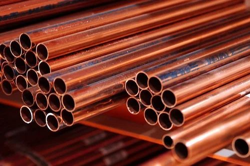 Aster Round Copper Pipes, For Air Condition, Size: 1"-2"