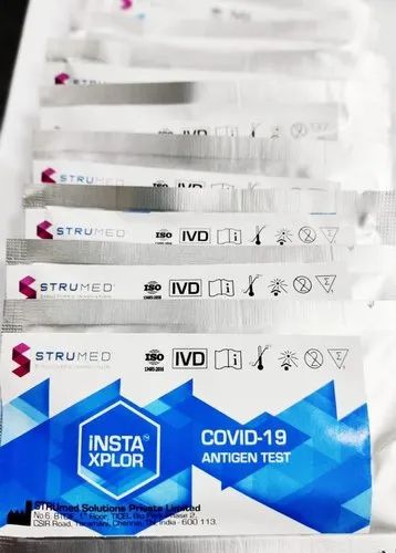 INSTAXPLOR Covid 19 Antigen Rapid Test Kit, For Hospital