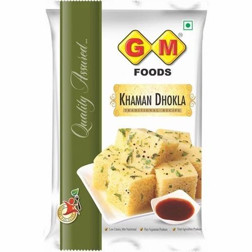 GM Foods 500gm  Khaman Dhokla Instant Mix, Packaging Size: 150g and 500g approx