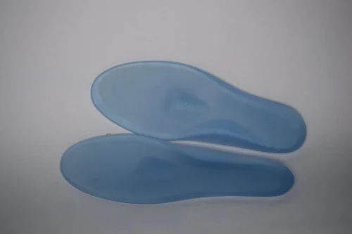 Blue Silicone Gel Rehabilitation Insoles, Packaging Type: Box, Medium