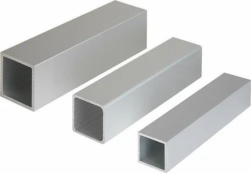 Aluminium Anodized Aluminum Square Tube, Size: 2"