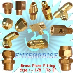 Brass Tube And Flare Fittings