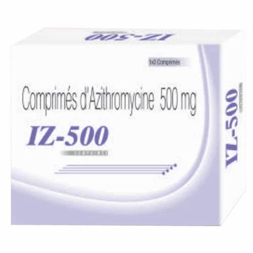 Iz 500 mg Azithromycin Tablet, 3 Tablets Per Strip