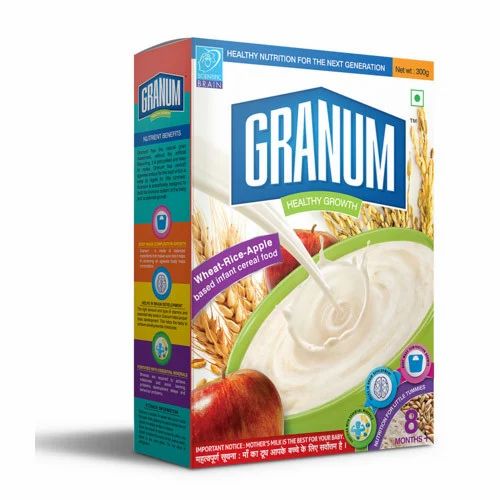 Granum Wheat Rice Apple, for 8 Months Plus Infant Food 300 gm, 1 Pack