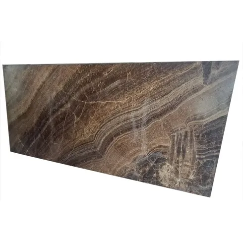 18mm Brown Onyx Stone Veneer, For Flooring