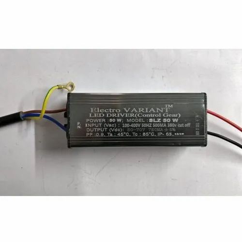 IP65 50W LED Driver, Model Name/Number: Slz 50 W, Output Voltage: 50-70 V Dc
