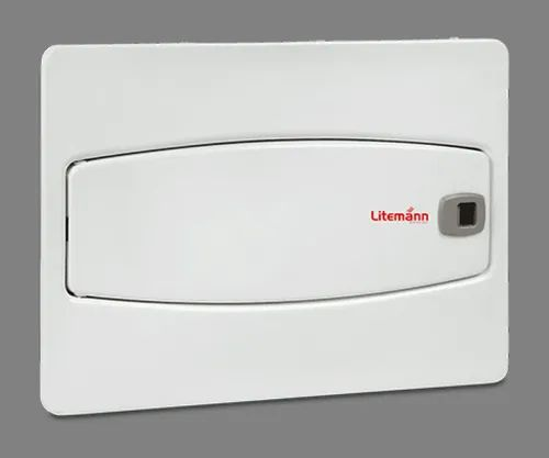 Litemann Mild Steel (MS) Single Door MCB Distribution Board, For Electric Fittings, 12X10inch