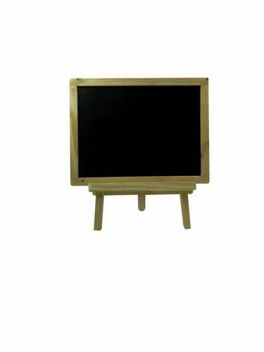 Table Chalk Board With Wooden Easel Stand, Size/Dimension: Chalkboard 13"*10" And Easel Stand 15.5"*9.5"