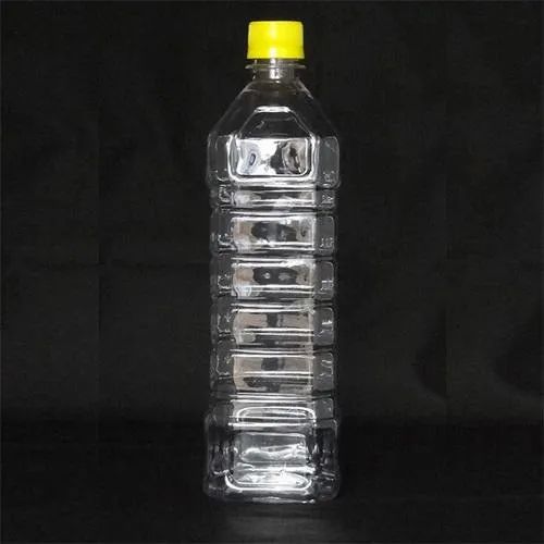 Transparent Plastic Edible Square Oil Bottle