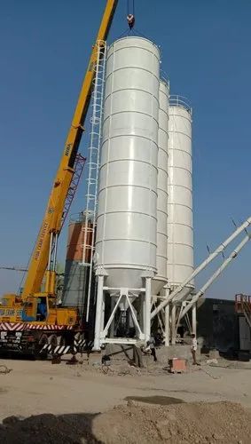 Cement Silo, Capacity: 500 Mt, Size/Dimension: Diameter 5 Meter