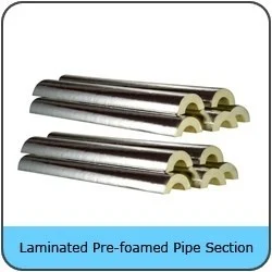 Laminated Pre Foamed Pipe Sections
