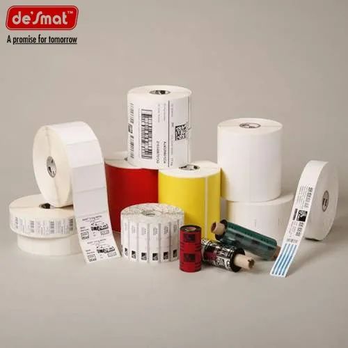 Desmat White Direct Thermal Receipt Rolls, Gsm: Less Than 80 Gsm