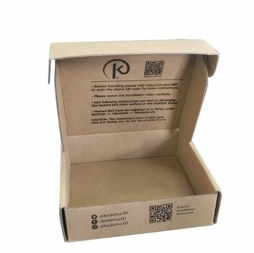 Multicolor(CMYK) Brown CUSTOM & OFFSET PRINTED CORRUGATED BOXES, Weight Holding Capacity (kg): 5 - 10 Kg