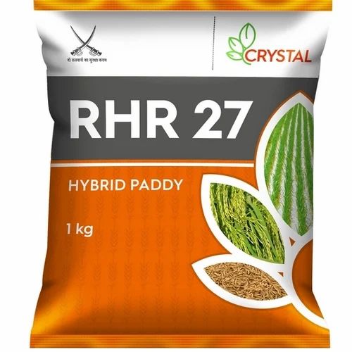 Crystal RHR 27 1 Kg Hybrid Paddy Seeds, Pack Size: 1 Kg