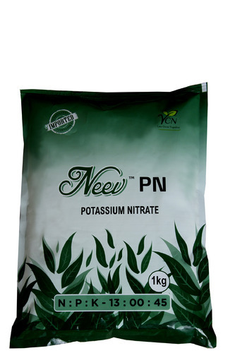 Neev Potassium Nitrate (PN 13:00:45), For Agriculture Fertilizer, Pack Size: 1 Kgs,25 Kgs