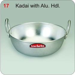 Kadai with Aluminum Handle