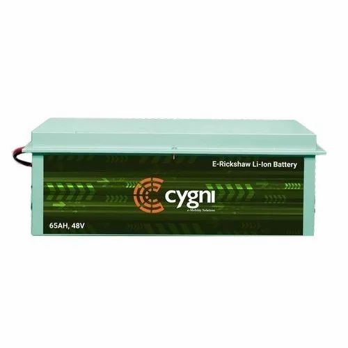 Cygni E-Rickshaw Li-Ion Battery, Battery Capacity: 65 Ah, Voltage: 48 V
