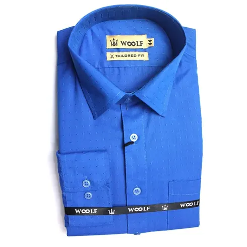 Cotton Plain Designer Casual Shirt