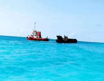 Barge and Tugs