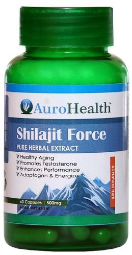 AUROHEALTH Shilajit Extract Capsule, Grade Standard: Food Grade, Packaging Type: Bottle