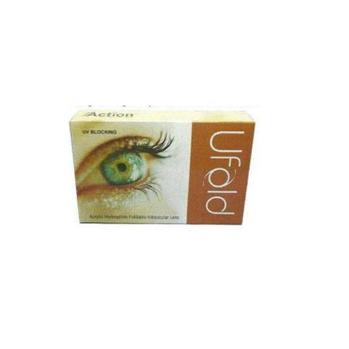 Acrylic Hydrophilic Foldable Intraocular Lens, Lenght : 12.5 mm