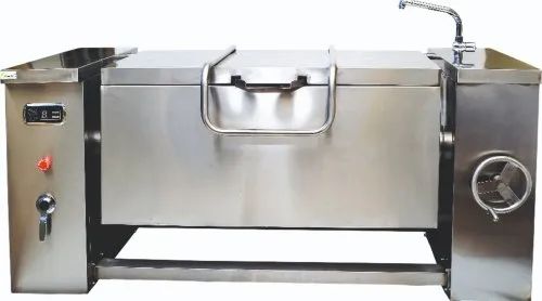 Green Tech Silver Induction Brat Pan, For Restaurant, Capacity: 100LTR/200LTR