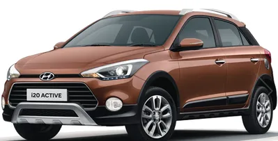 Brown And Blue Hyundai I20 Active Live Active