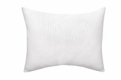 White Rectangular Baby Sleeping Pillow Of Size 13"x18"