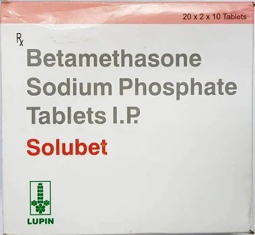 Solubet Betamethasone Sodium Phosphate Tablets IP, 20x2x10 Tablet, Prescription